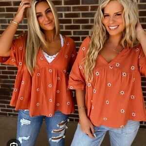 New'me Floral Blouse